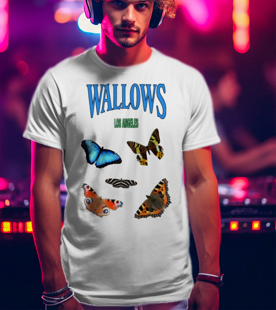 Wallows Los Angeles Butterflies T-Shirt