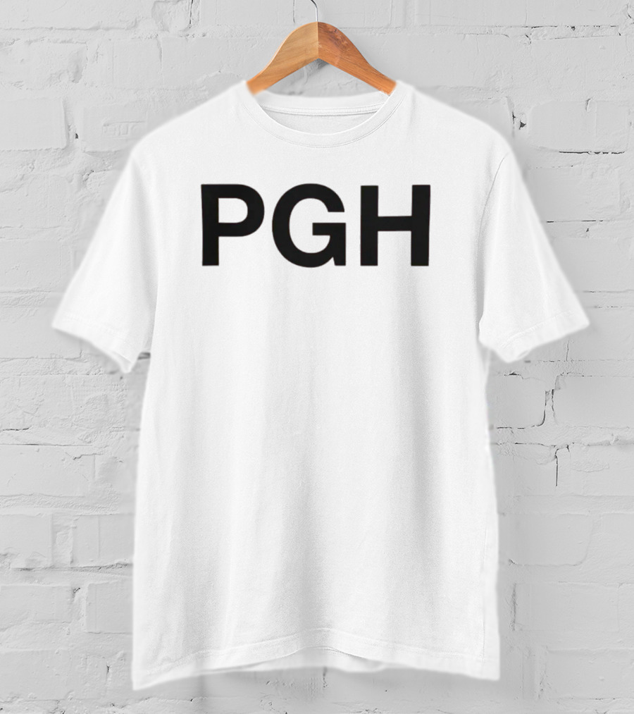 Pittsburgh PGH Text T-Shirt