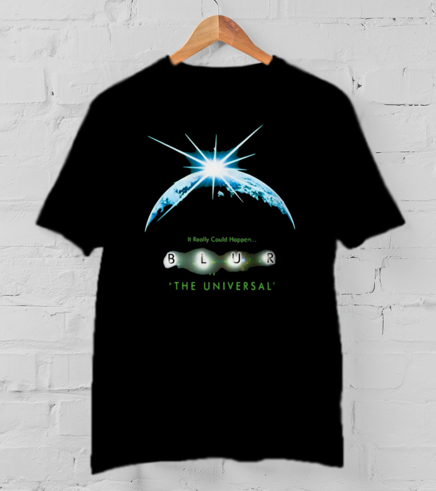 Blur The Universal It Really Could Happen Planet Starburst T-Shirt