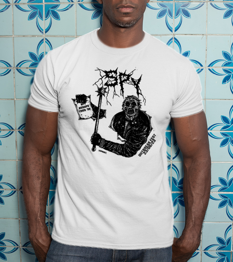 Spy Worldwide Outbreak Fest 23-06/25 Metal Zombie T-Shirt