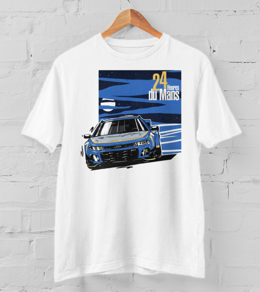 24 Heures Du Mans Racing Car Scene Cam De Bastiani T-Shirt