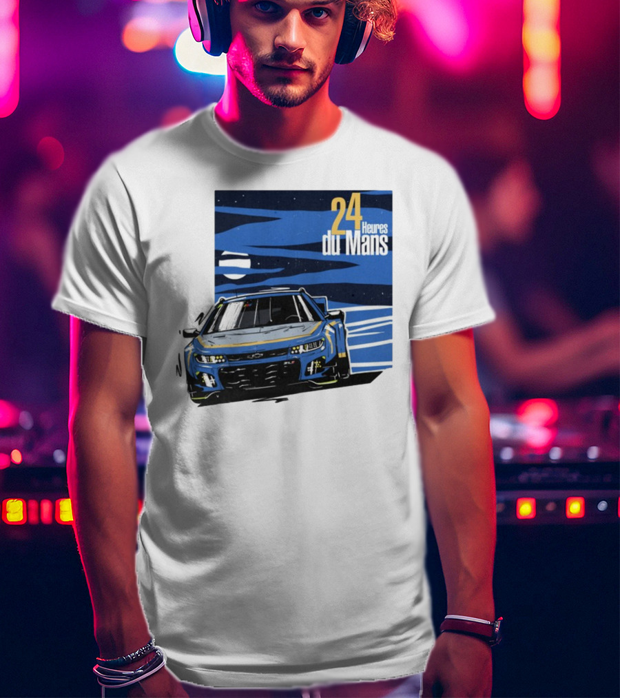 24 Heures Du Mans Racing Car Scene Cam De Bastiani T-Shirt