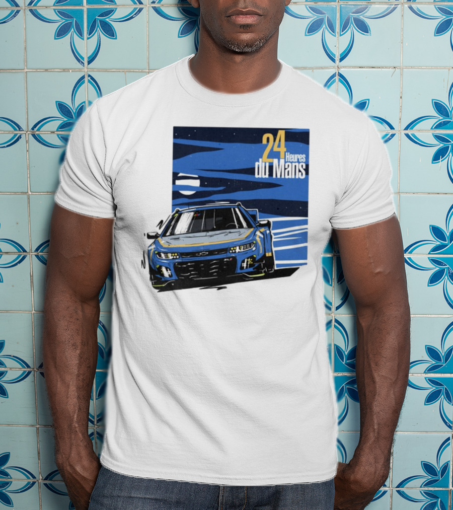 24 Heures Du Mans Racing Car Scene Cam De Bastiani T-Shirt