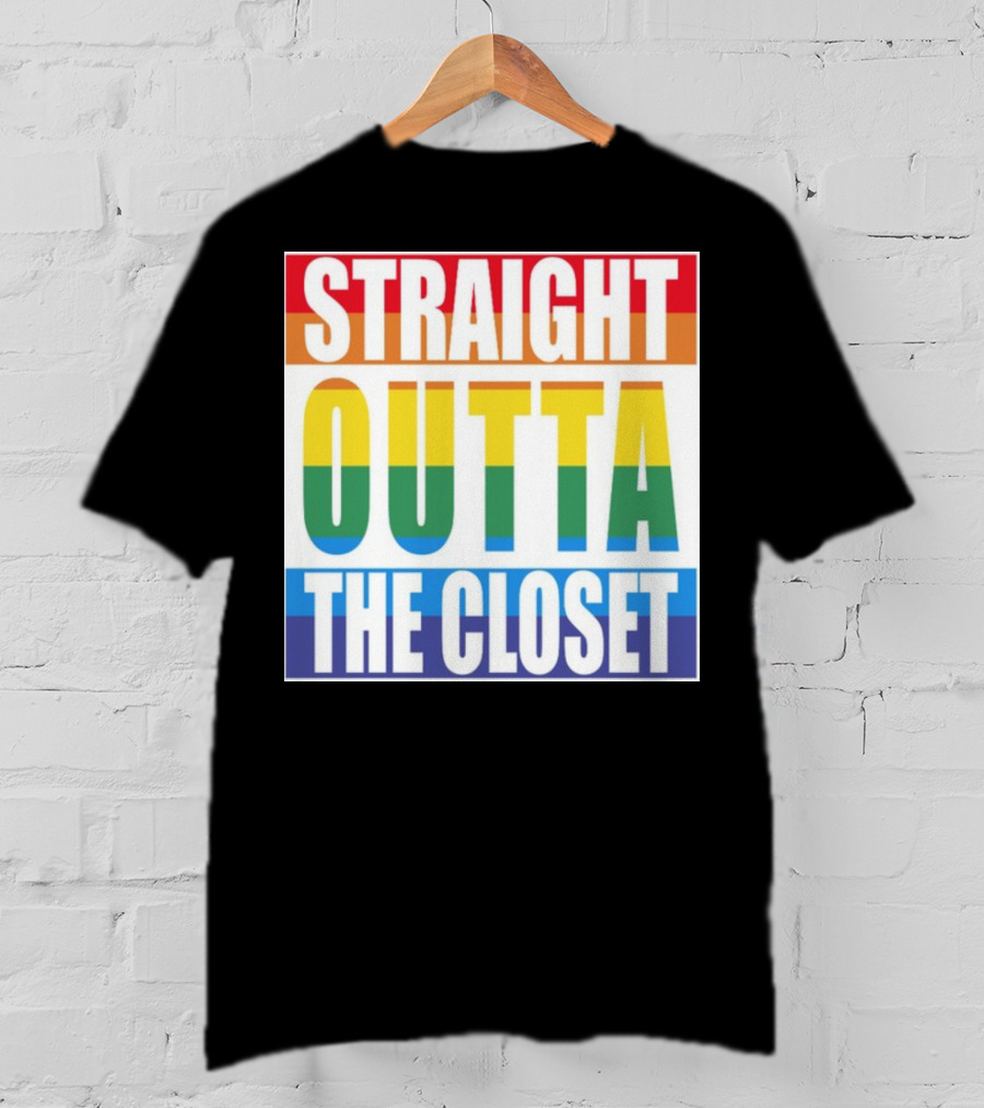 Noah Schnapp Straight Outta The Closet Rainbow T-Shirt