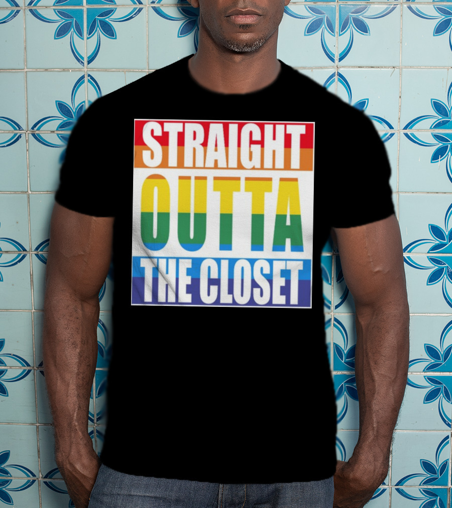 Noah Schnapp Straight Outta The Closet Rainbow T-Shirt