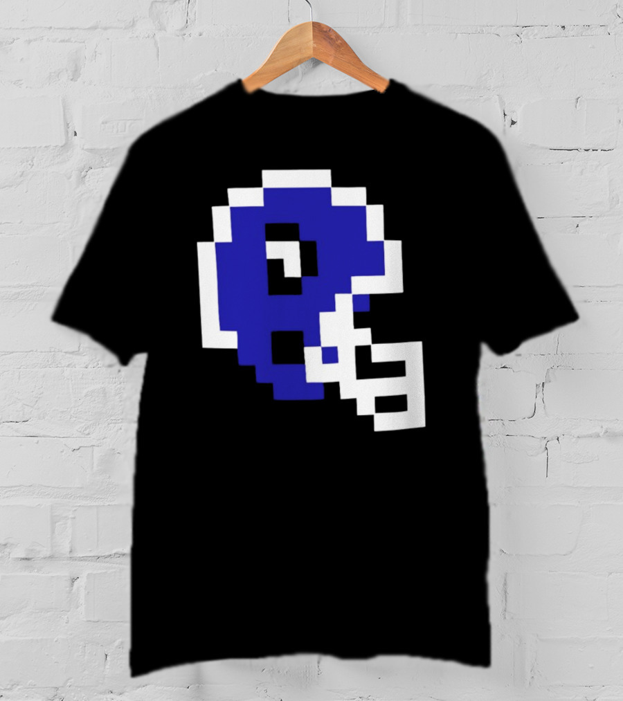 Thatsgoodsports 8 Bit New Retro Football Helmet T-Shirt