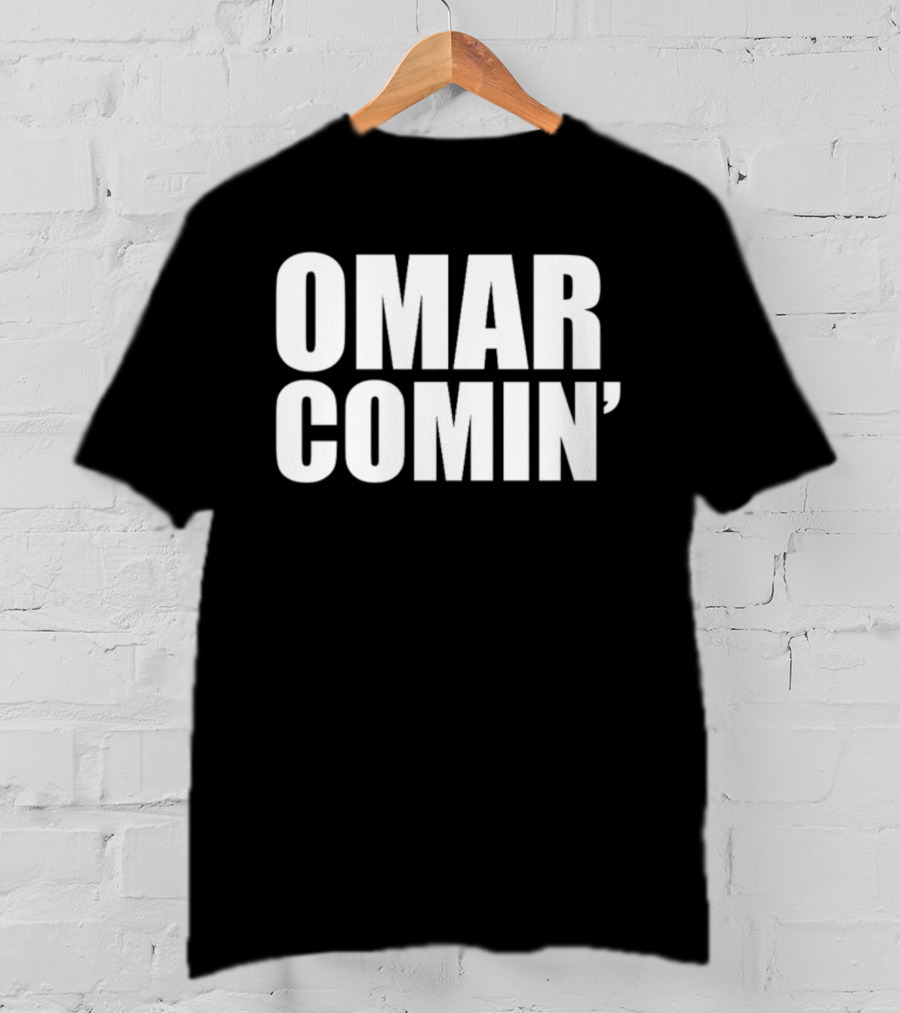The Cure Wearing Omar Comin' Text T-Shirt