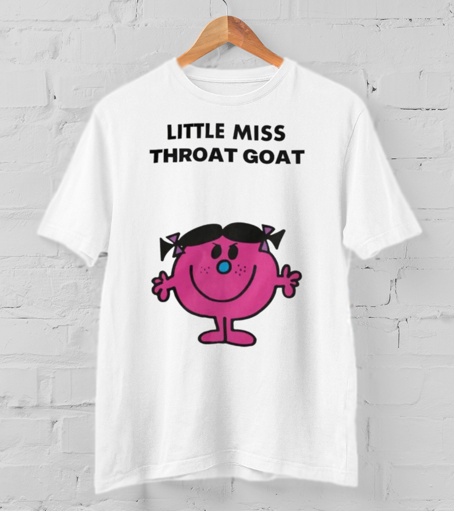 Little Miss Throat Goat Mr. Men T-Shirt