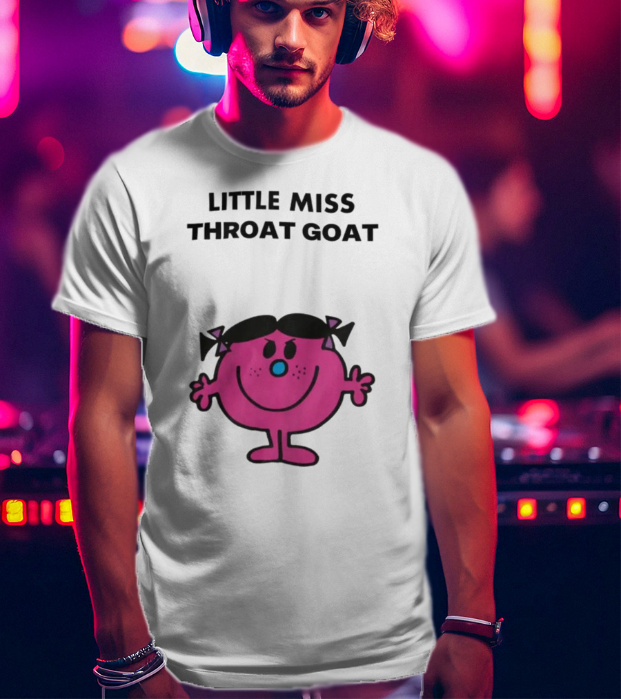 Little Miss Throat Goat Mr. Men T-Shirt