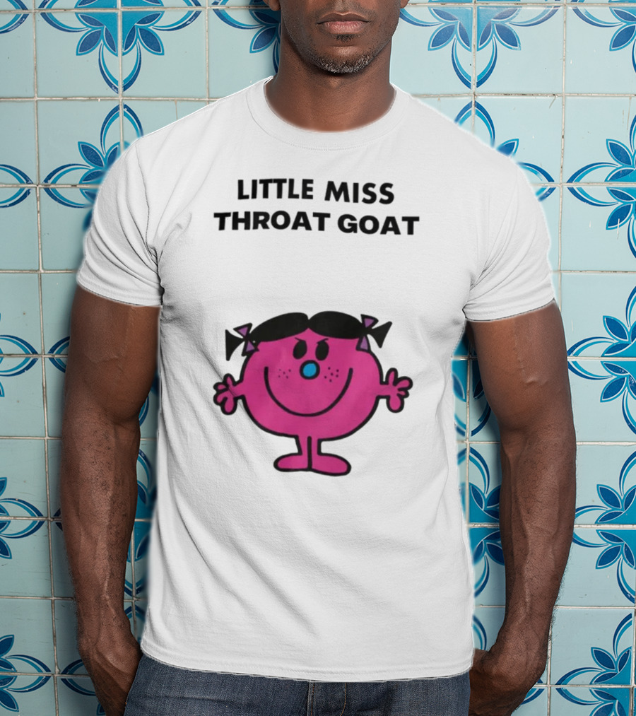Little Miss Throat Goat Mr. Men T-Shirt