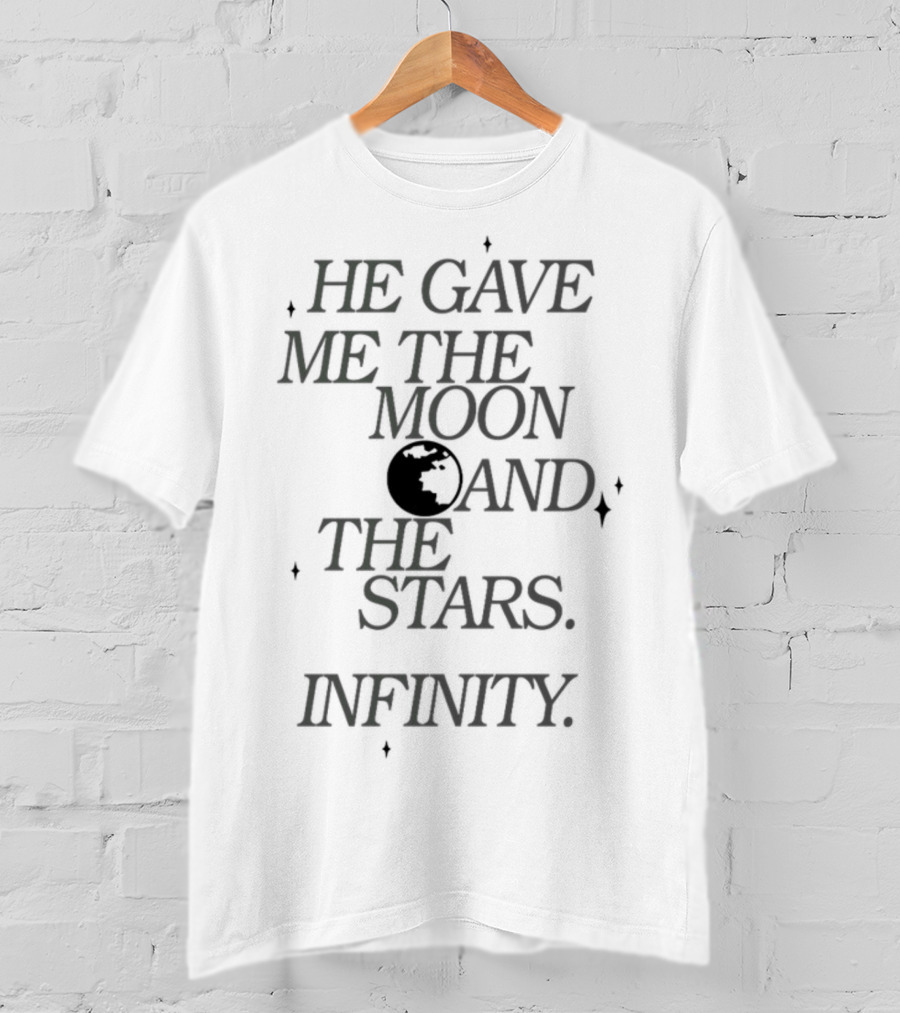 The Summer I Turned Pretty He Gave Me The Moon And The Stars Infinity T-Shirt