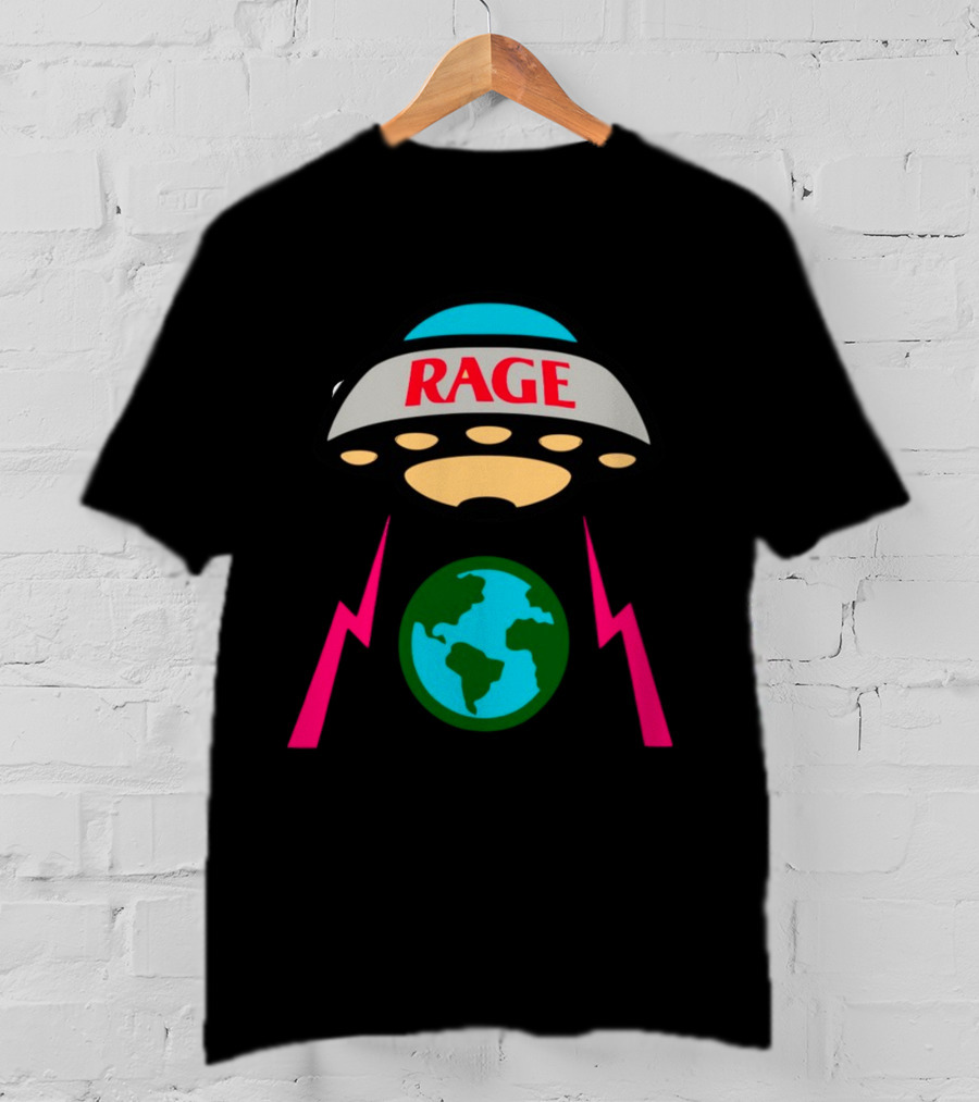 Members Of The Rage UFO Earth Lightnings T-Shirt