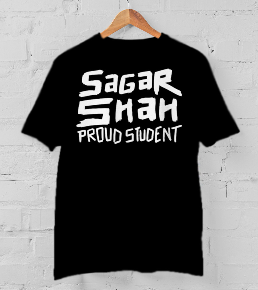Sagar Shah Proud Student Chess Enthusiast Collection T-Shirt