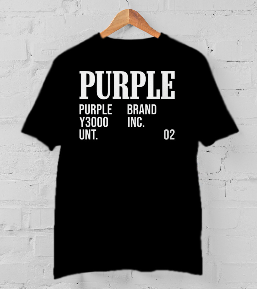 Cristina Pache Purple Y3000 Brand Inc Unt 02 T-Shirt
