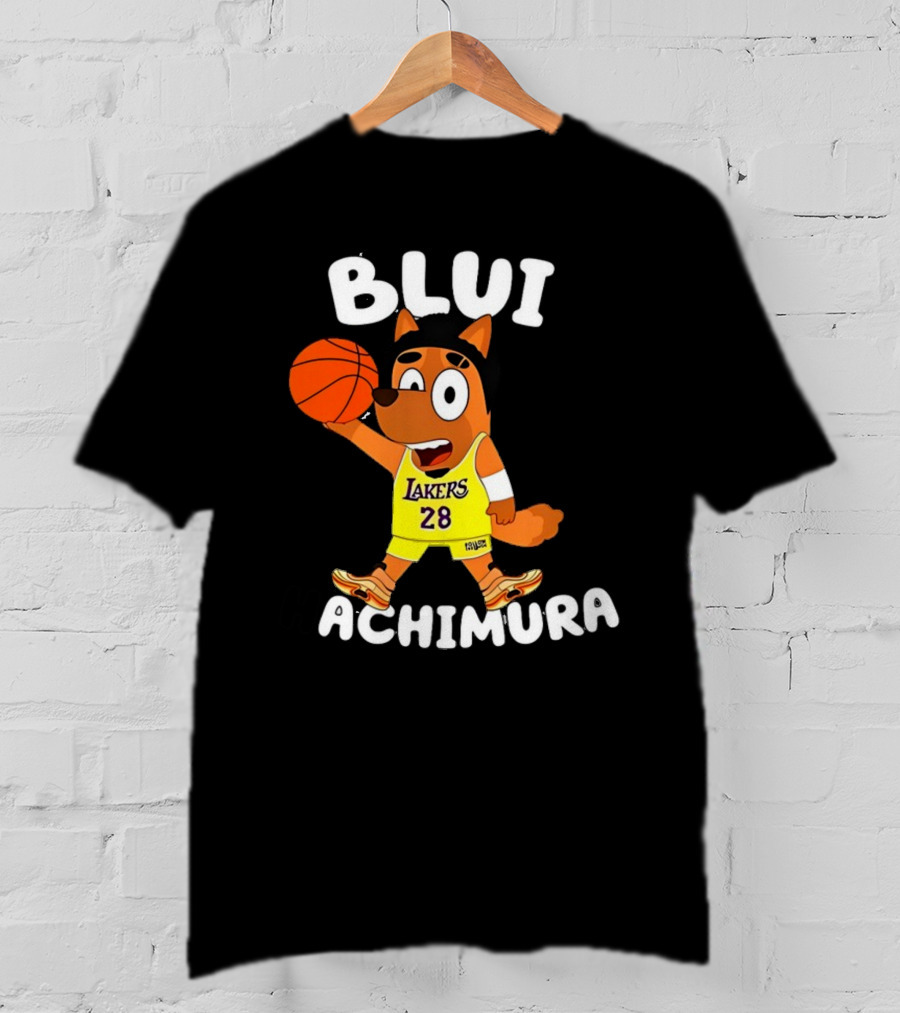Blui Hachimura Lakers 28 Basketball Player Fox T-Shirt