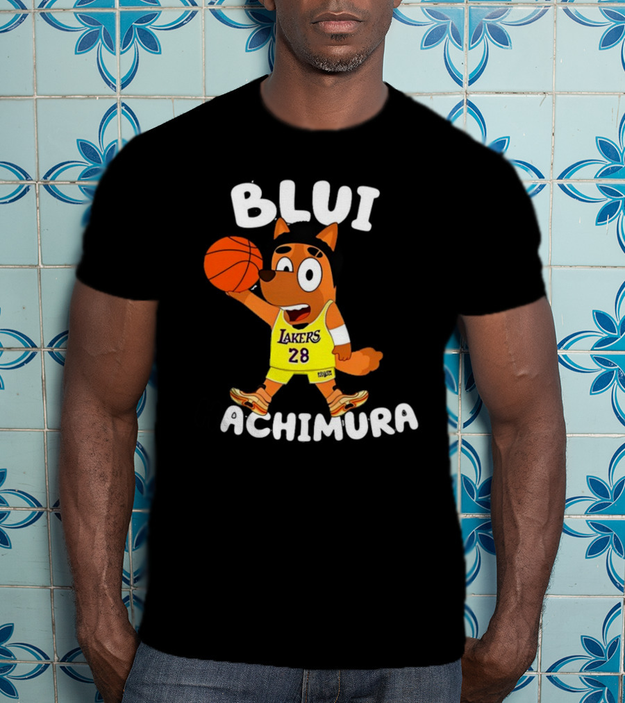 Blui Hachimura Lakers 28 Basketball Player Fox T-Shirt