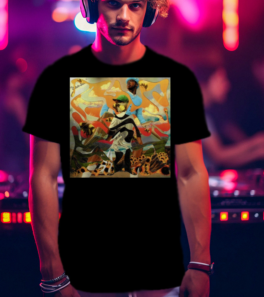 Call Me If You Get Lost Estate Sale Flower Boy Album Art Puzzle T-Shirt