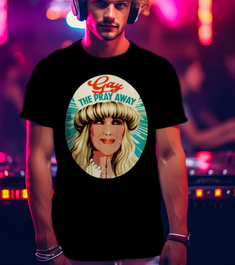 Nordacious Gay The Pray Away Divine Iconic Image T-Shirt