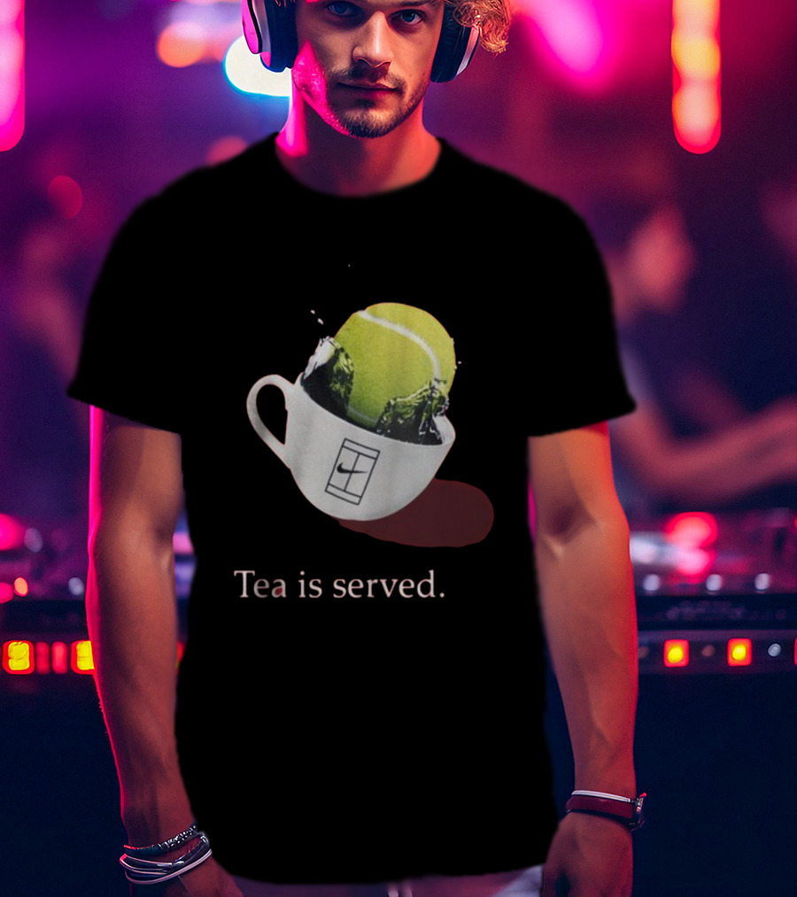 Tea Is Served Tennis Cup T-Shirt