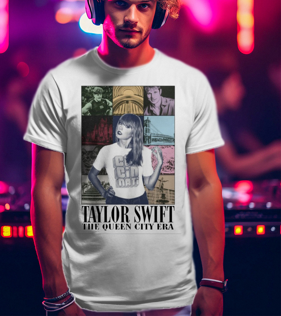 Taylor Swift Cincinnati The Queen City Era T-Shirt