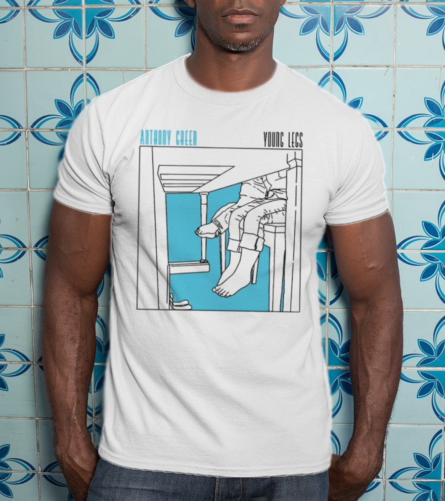 Anthony Green Young Legs Blue Chair T-Shirt