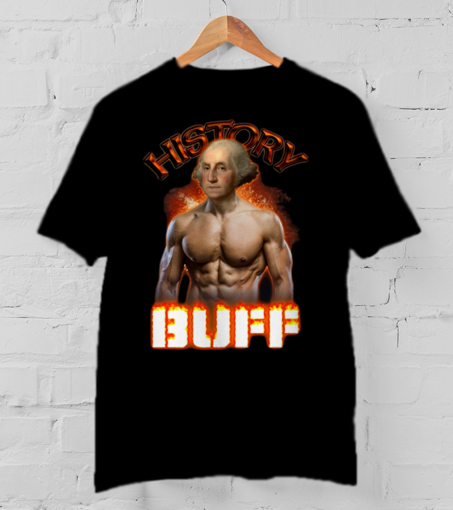 History Buff George Washington Bodybuilder T-Shirt
