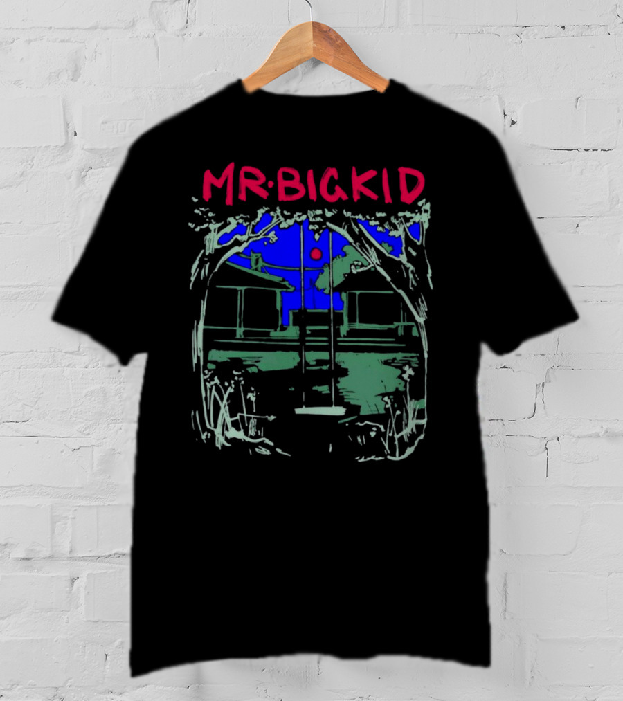 MR BIG KID Swing Under Tree House Night Scene T-Shirt