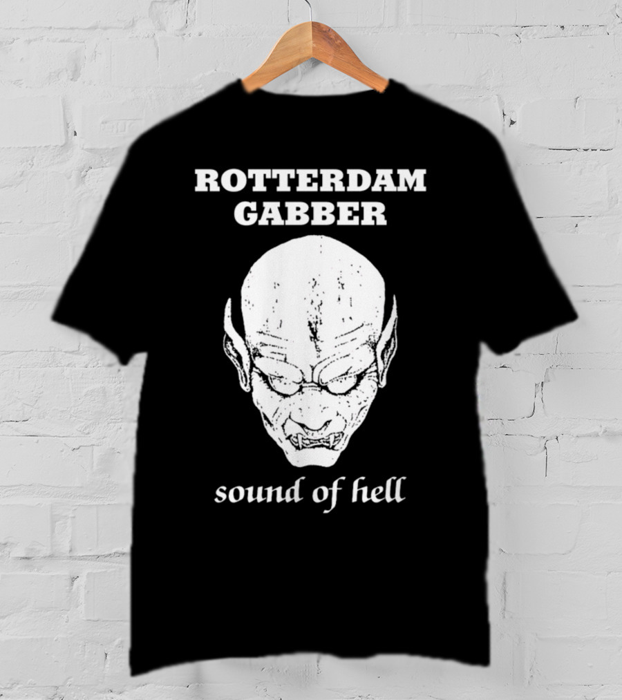 ROTTERDAM GABBER SOUND OF HELL Demon Head T-Shirt
