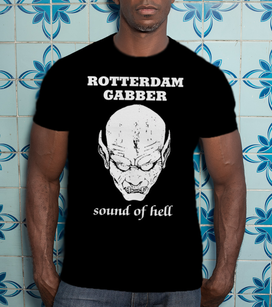 ROTTERDAM GABBER SOUND OF HELL Demon Head T-Shirt