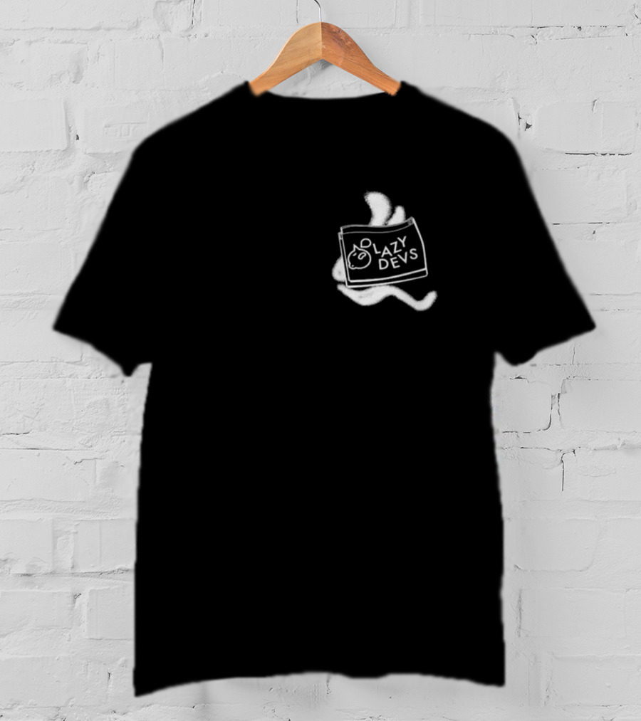 Lazy Devs Cozy Cat Pillow T-Shirt
