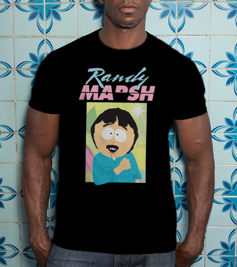Randy Marsh Retro Pastel Cartoon Character T-Shirt