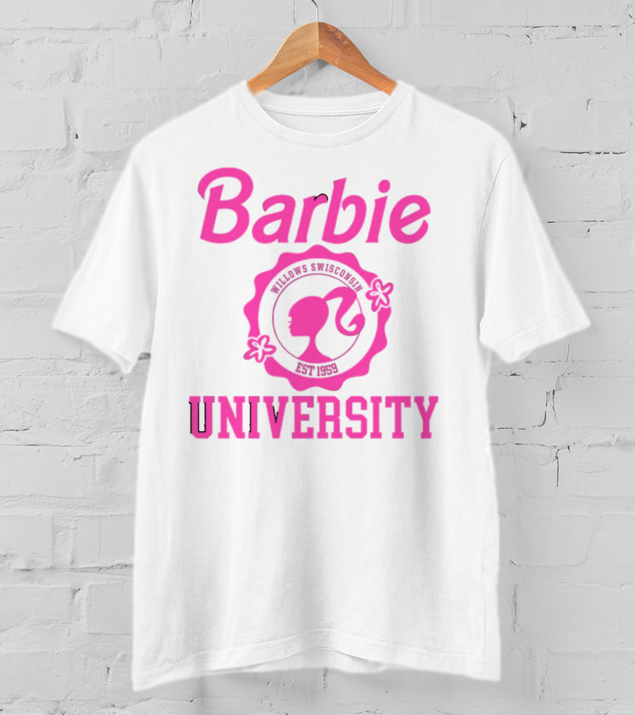 Barbie University Willows Wisconsin Est 1959 T-Shirt
