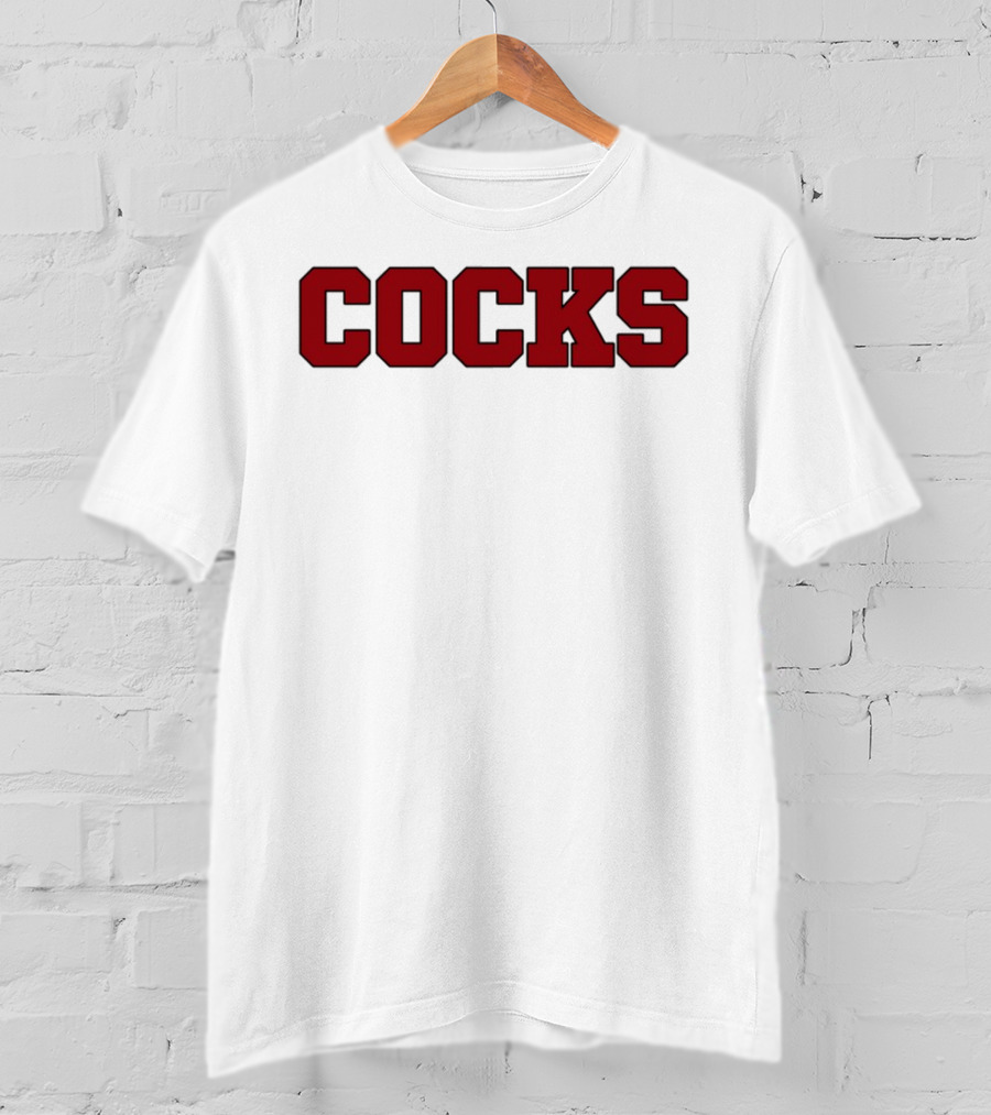 Yungblud Cocks Shirt Text Bold Red Lettering T-Shirt