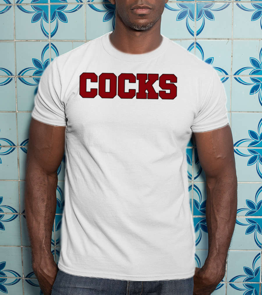 Yungblud Cocks Shirt Text Bold Red Lettering T-Shirt