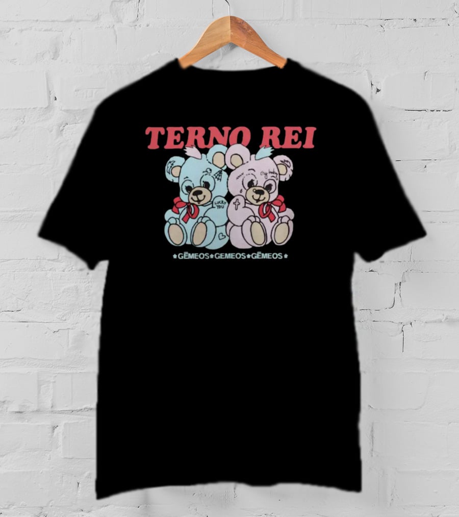 Terno Rei Ursinhos Gêmeos Gêmeos Gêmeos T-Shirt