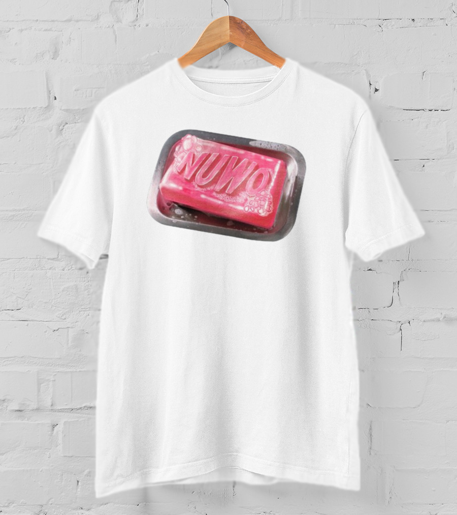 NUWO Pink Bar Soap In Soap Dish T-Shirt
