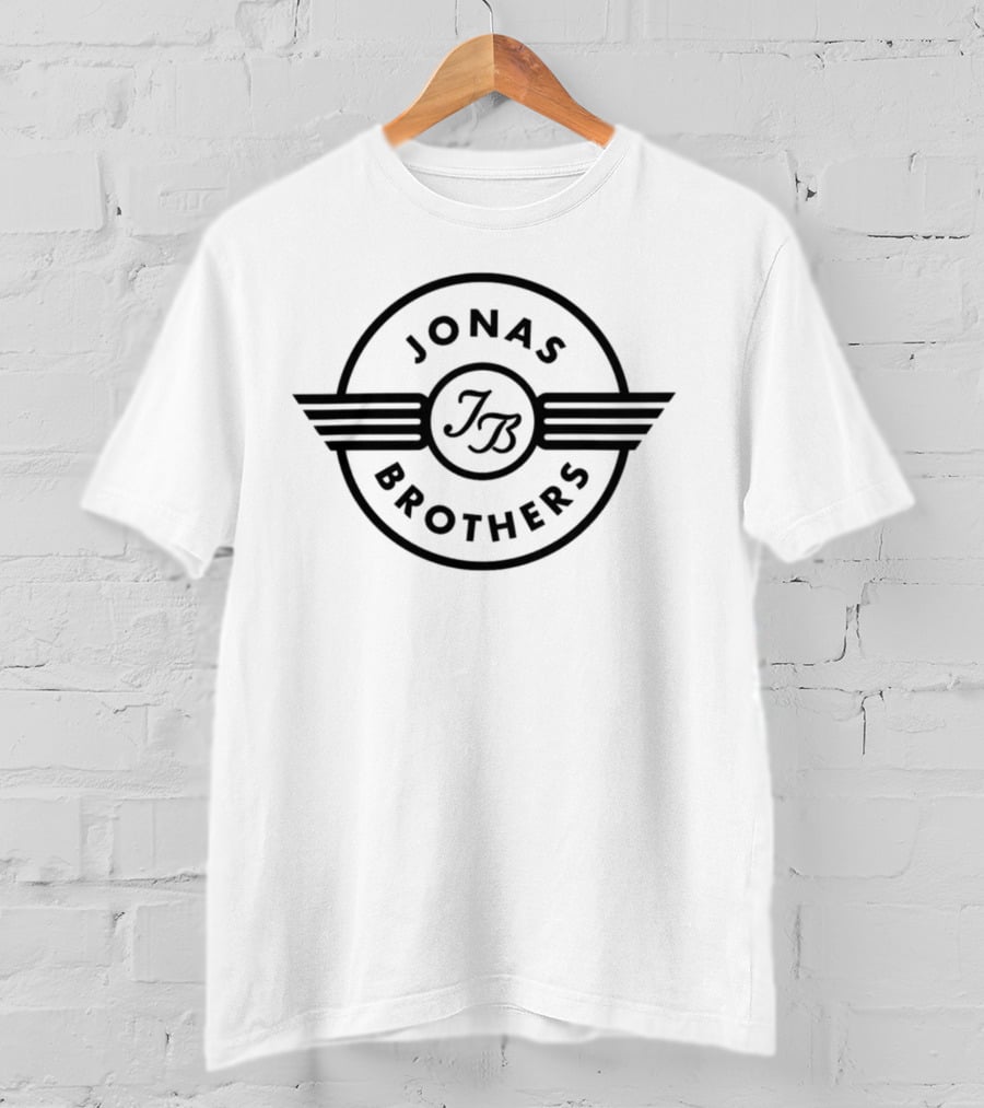Jonas Brothers JB Wings Flight Logo Emblem T-Shirt