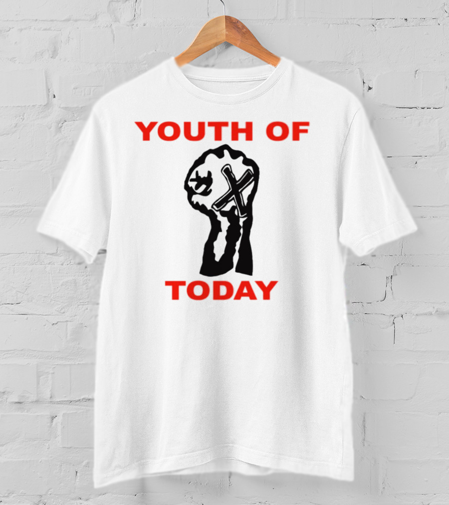 Youth Of Today Fist With Cross T-Shirt