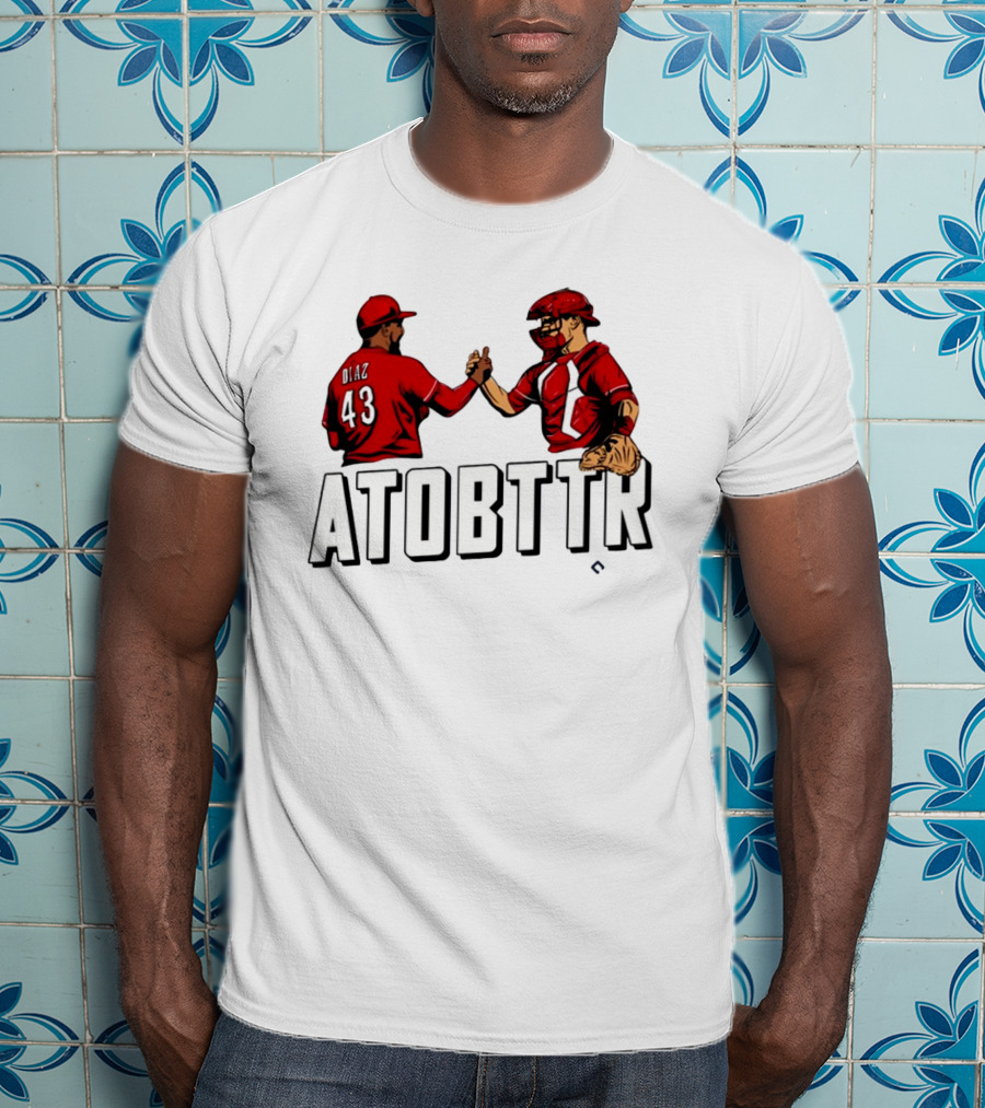 ATO8TTR Diaz 43 Cincinnati Baseball T-Shirt