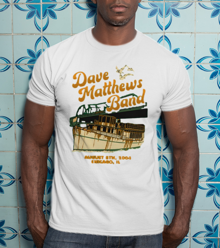 Dave Matthews Band August 8th 2004 Chicago IL Riverboat T-Shirt