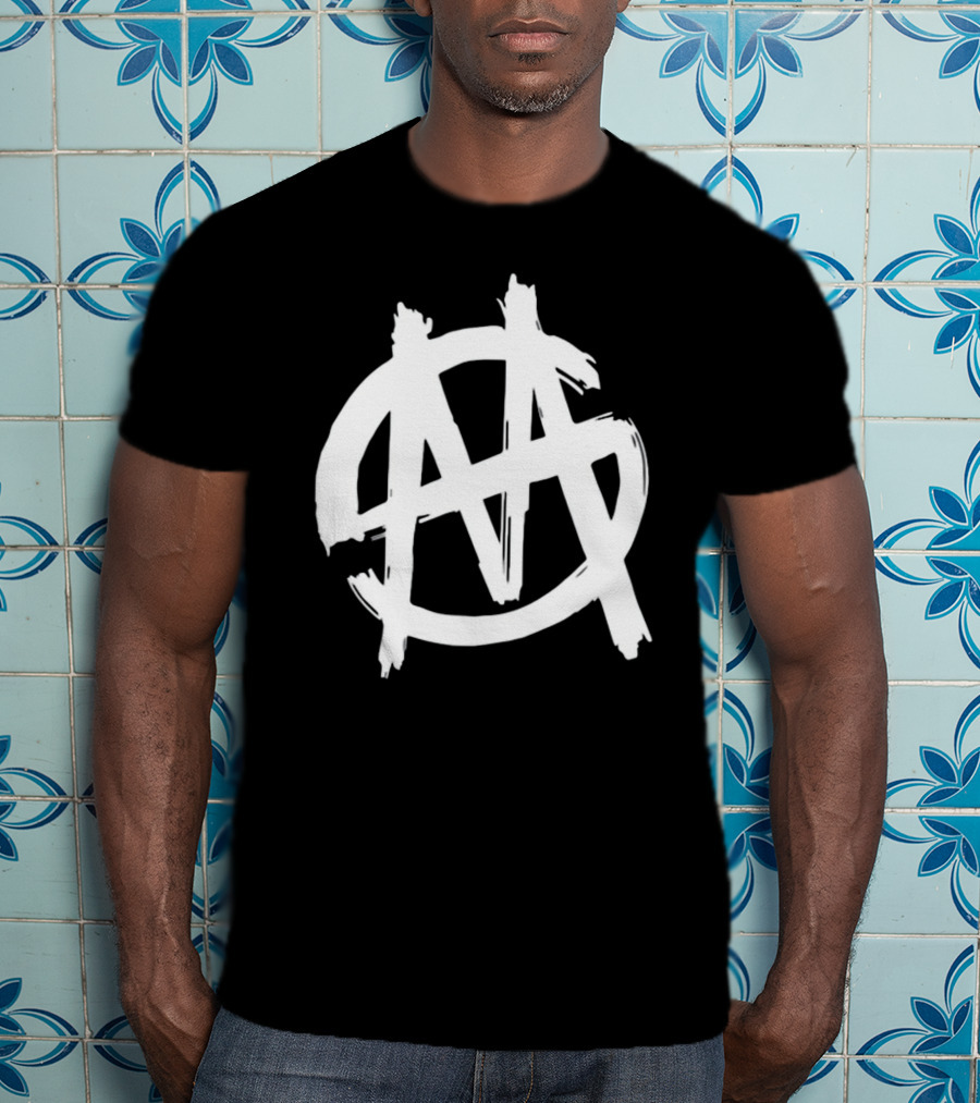 Phaseoneau Anarchy Symbol Sounds Of Mayhem T-Shirt