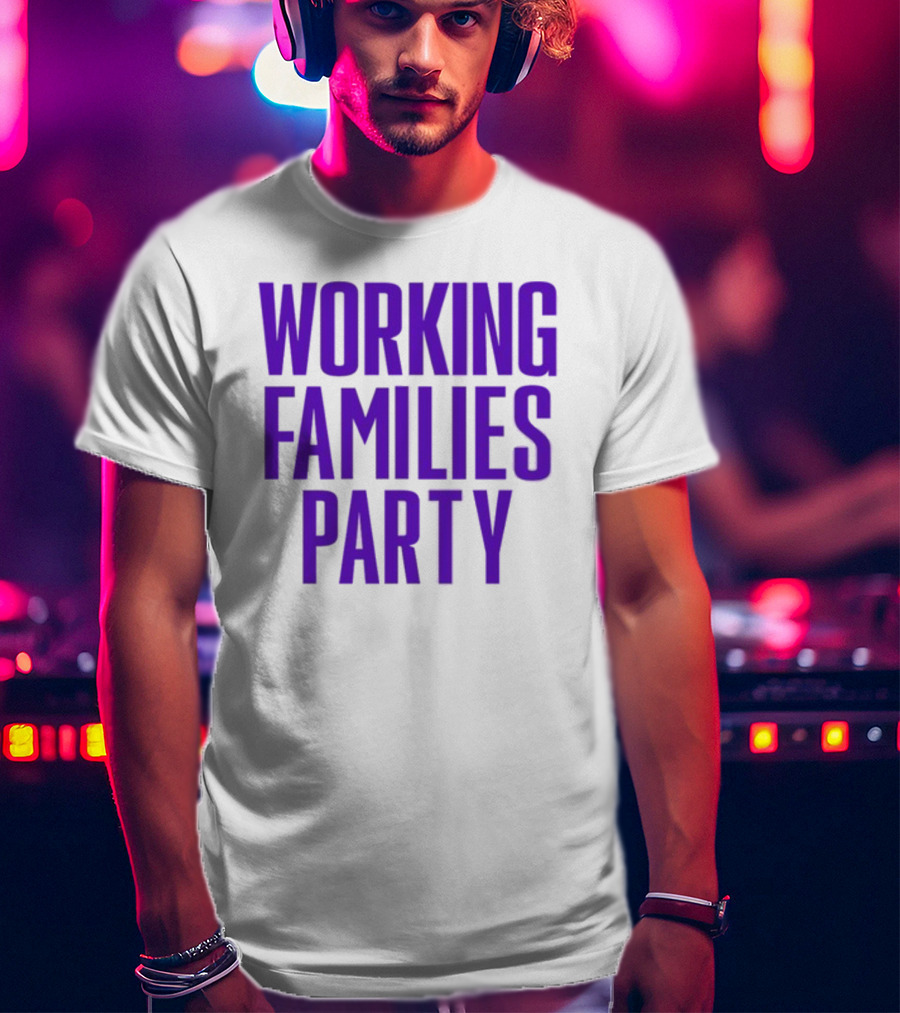 Working Families Party Bold Purple T-Shirt