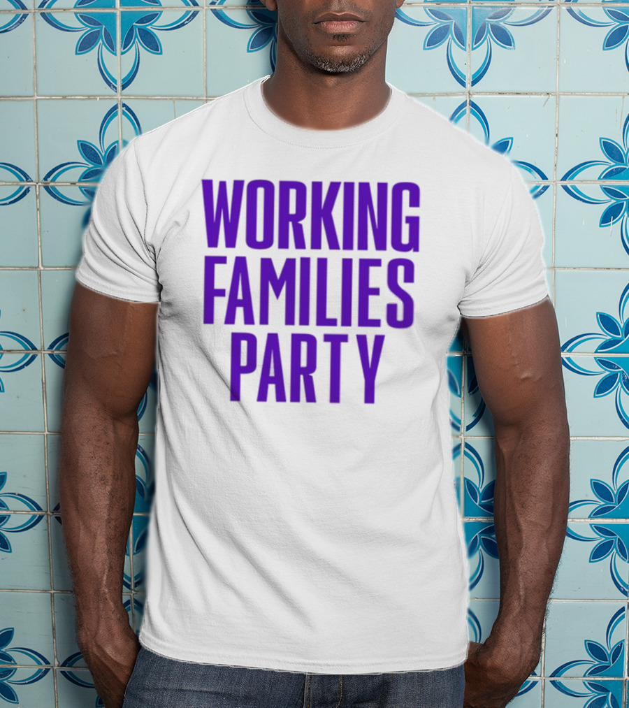 Working Families Party Bold Purple T-Shirt
