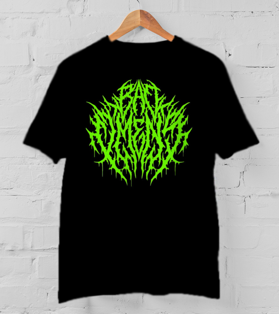 Bad Omens Green Dripping Metal T-Shirt