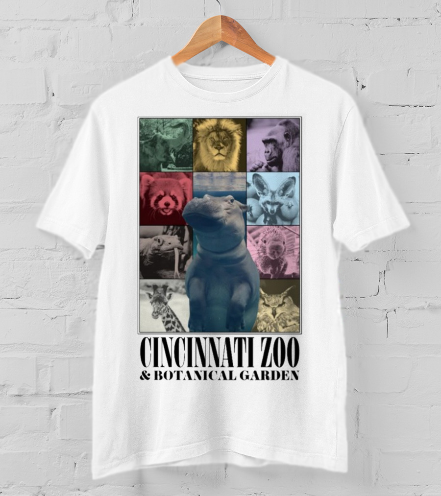 Cincinnati Zoo And Botanical Garden Animal Collage Cnz Eras T-Shirt