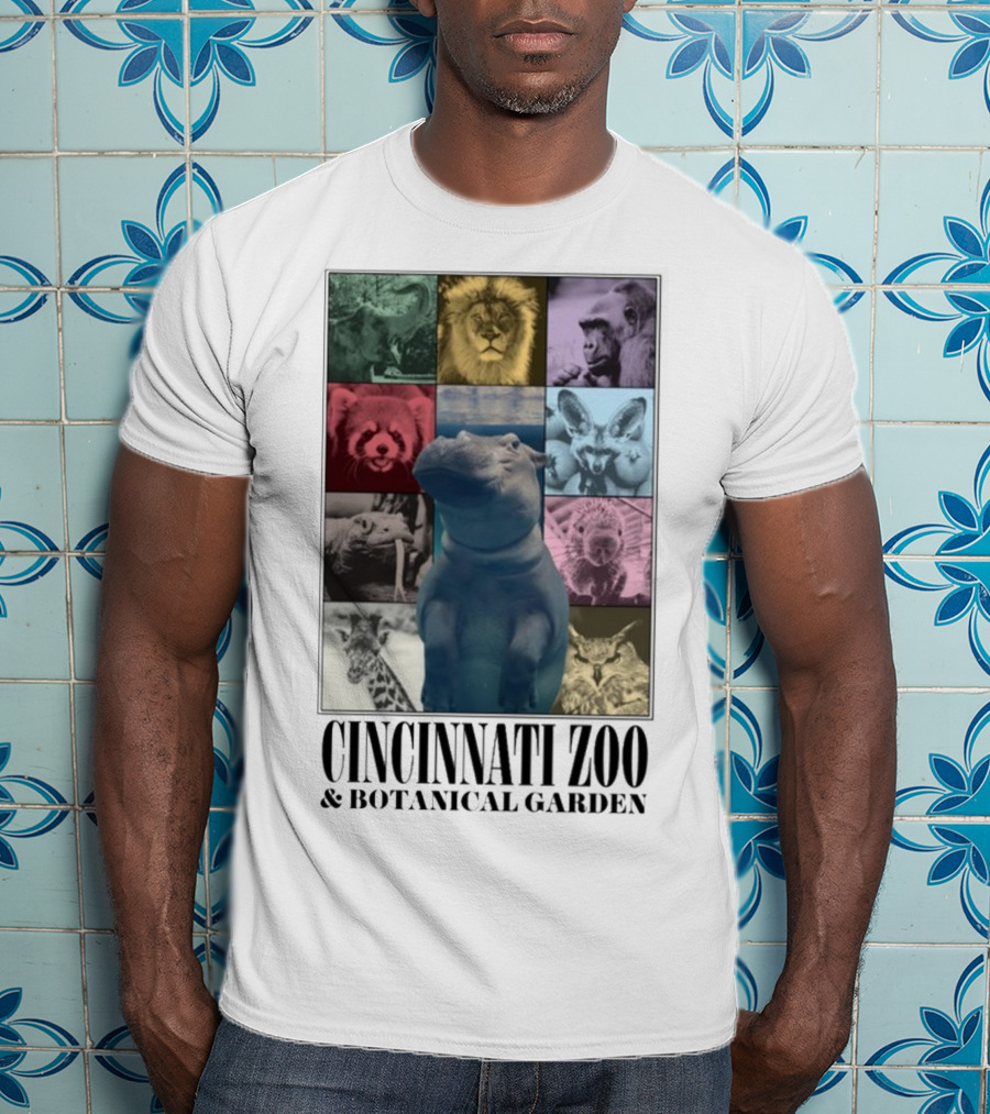 Cincinnati Zoo And Botanical Garden Animal Collage Cnz Eras T-Shirt