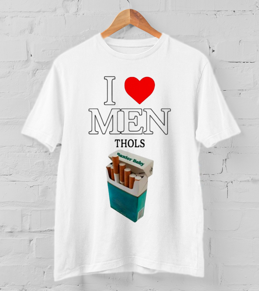 I Heart Men Thols Banter Baby Cigarette Pack T-Shirt