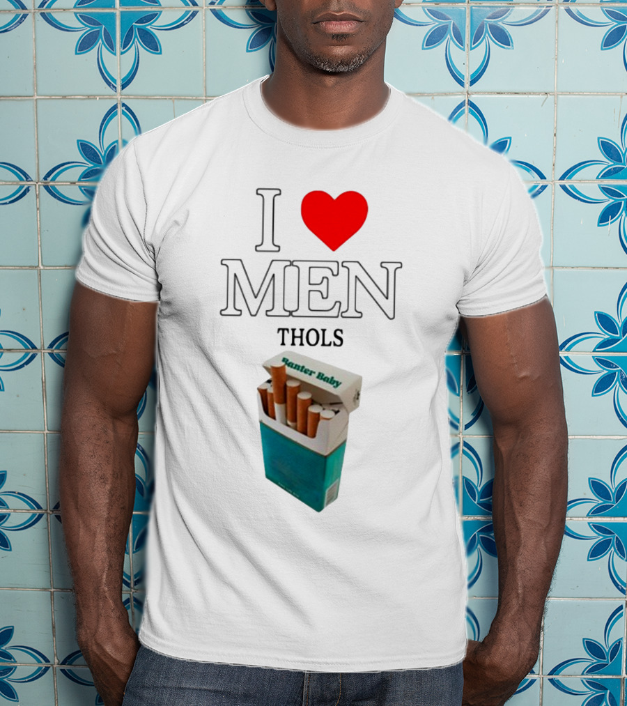 I Heart Men Thols Banter Baby Cigarette Pack T-Shirt