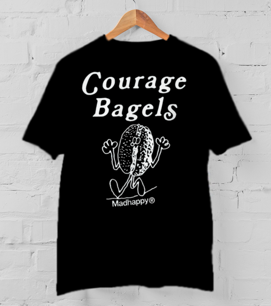 Courage Bagels Madhappy Smiling Bagel T-Shirt