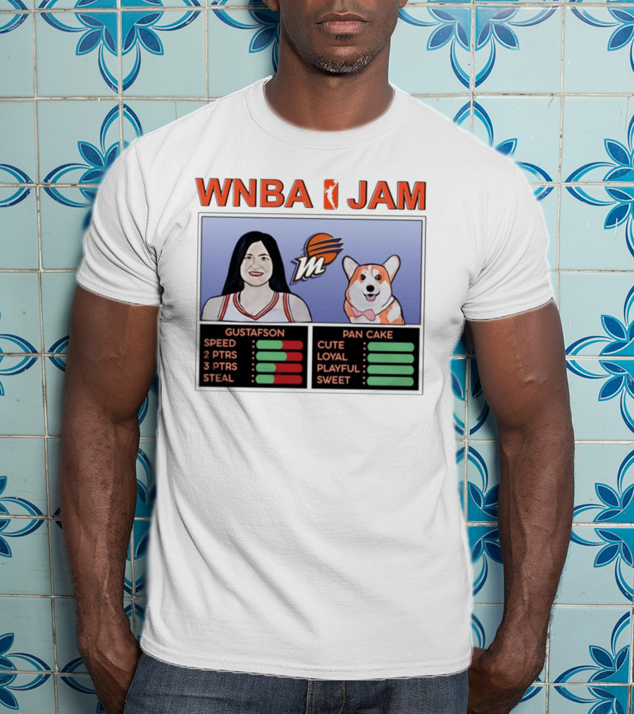 WNBA Jam Megan Gustafson Pan Cake Cute Loyal Playful Sweet T-Shirt